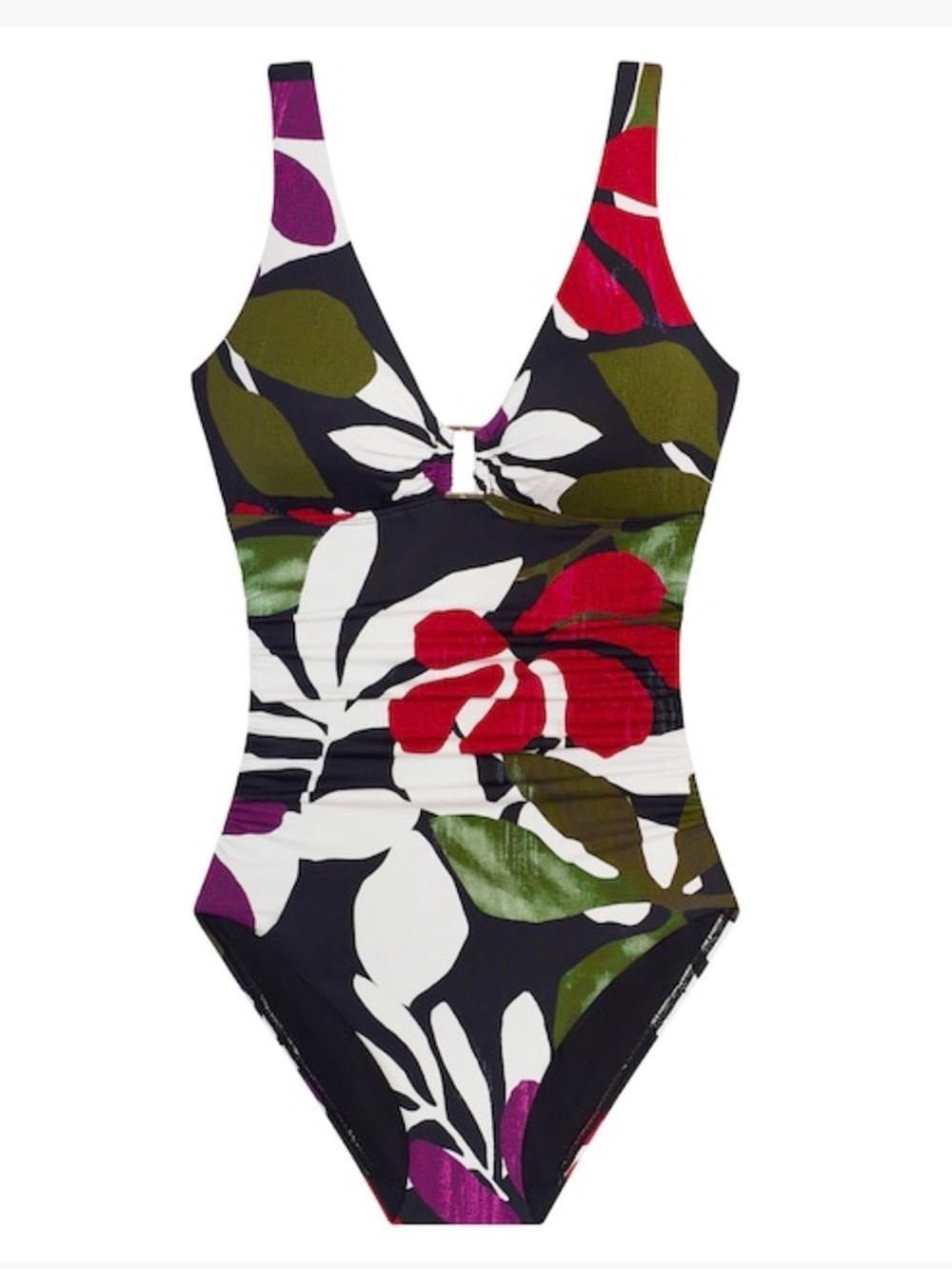 Lauren Ralph Lauren One-Piece Swimsuit in green multicolor